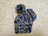 Hand-Knit Dog Balaclava Hat with Pom-Pom | Cozy Winter Dog Snood
