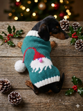 christmas santa claus outfit for dachshund sweater