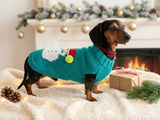 Christmas Warm Winter Wool Sweater With Snowman For Dog,Christmas Jumper For Dachshund