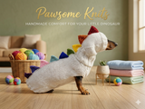 Dinosaur Dog Hoodie with Colorful Scales HandKnitted Pet Dino Costume for Small Dogs Halloween outfit for pet Dino Rex set for dachshund