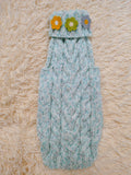 Handmade Cable Knit Dachshund Sweater | Warm Dog Clothes