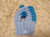 Double Pom Pom Dog Hat — Warm Wool Blend Winter Accessory