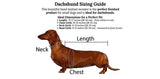 Dachshund costume sweater and hat with two pompoms