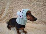 Sheep Warm Winter Dog Snood Hat, Pets Snood Hat