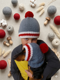 Halloween Hat Set Mom & Dog | Matching winter hat set for dog and owner, gift for mom dad and dog, puppy parents gift,set for owner and pet