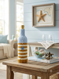 Beach House Decor Wine Sleeve – Anchor & Helm Theme