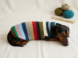 Multi color pet clothes striped dog sweater