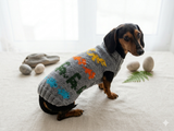 Dinosaurs clothes for pet animal sweater with dinosaurs,dog jumper with dinosaurs