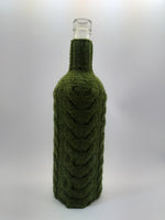 Knitted sweater for bottle of wine, wine bottle accessory