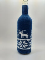 Christmas bottle cover, Christmas bottle decoration,Decor Bottle, Wine Accessories, Knitted bottle,Wine Decor Crochet Bottle Bottle Sweater
