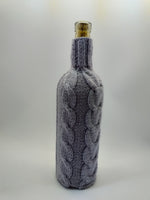 Knitted sweater for bottle of wine, wine bottle accessory