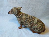 Military hooded sweater for dachshund or small dog, camouflage hoodie for dachshund dachshundknit