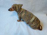 Military hooded sweater for dachshund or small dog, camouflage hoodie for dachshund dachshundknit