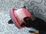 Summer knitted hat for dogs, panama for dogs, hat for dogs, hat for dachshund, accessories for dogs, gift for dogs, dog clothes,hat the sun