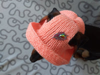 Pink sun hat for dog, summer accessory for dog, hat for dog, gift for dog
