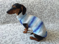 Melange sweater for mini dachshund,Dachshund Sweater, Dog Clothes, Dog sweater, Dachshund clothes, Wiener dog clothes, Winter dog sweater dachshundknit