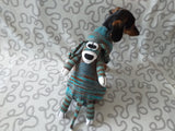 Sweater for a mini dachshund with a toy dog, Mini Dachshund Jumper, Clothes Dog Sweater, Sweater for miniature dachshund or small dog.