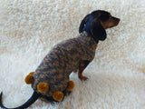 Wool dog jumper with pom poms