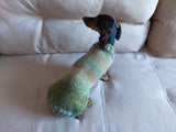 Warm coat for wiener dog, Miniature Dachshund Knitted Jumper, Dachshund clothes knitted sweater, wool sweater for dachshund or small dog dachshundknit