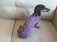 Knitted sweater for dogs, clothes for dachshunds, sweater for dogs, clothes for dogs, sweater for small dogs, dachshund sweater dachshundknit