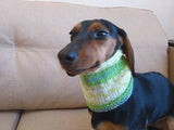 Gift for dachshund warm knitted snood scarf dachshundknit
