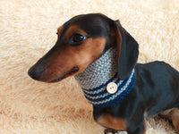 Wool snood for dogs handmade dachshundknit