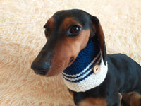 Wool snood for dogs handmade dachshundknit