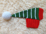 Dachshund elf hat, christmas dachshund hat, christmas dog clothes dachshundknit