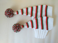 Christmas hat for dog, Santa hat for dog, hat for dog, hat for small dog, hat for dachshund, doxie clothes, doxie hat dachshundknit