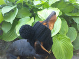 Knitted hat for dog dachshundknit