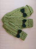Christmas sweater with bow for dachshund or small dog dachshundknit