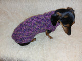Winter Outfit for Dog Wool Warm Coat dachshundknit