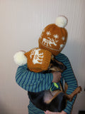 | 1,954 sales | 5 out of 5 stars Christmas Outfit Beanies for Dogs and Cats with Matching Owner's Beanies,Dachshund and Me Matching Beanies,Mom and Pet Hat dachshundknit