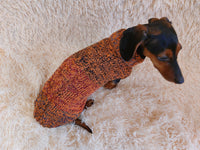 Warm Pet Clothes Small Dog Sweater, Dachshund Jumper dachshundknit