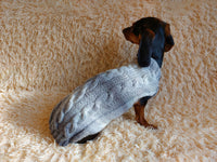Festive pet jumper sweater,dachshund sweater,dog vest,puppy clothes dachshundknit