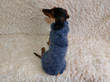 Warm wool sweatshirt for pets, hoodie for dogs dachshundknit