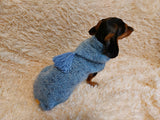 Sweatshirt winter coat for dogs, jumper for dachshunds, hoodies for pets dachshundknit