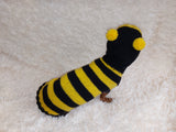 Bee sweatshirt for dog, bee costume for pets, dog hoodie for dachshund dachshundknit