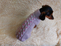 Pet clothes dog jumper with beads,holiday dog clothes,gift for pets dachshundknit