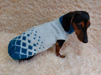 Jacquard Winter Pet Coat,Dog Sweater,Dachshund Cardigan dachshundknit