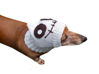 Cap monster ghost halloween for small dachshund dog - dachshundknit