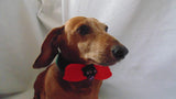 Christmas dog or cat collar - dachshundknit