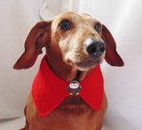 Christmas dog or cat collar - dachshundknit