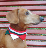 Christmas dog or cat collar - dachshundknit