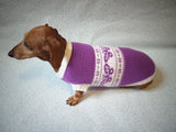Clothing for dachshund butterflies knitted sweater dachshundknit