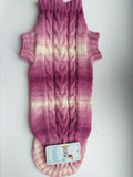 Dachshund dog lilac sweater, dachshund clothing dachshundknit