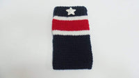 Knitted phone case USA Flag,Phone Case, Smartphone Case - dachshundknit