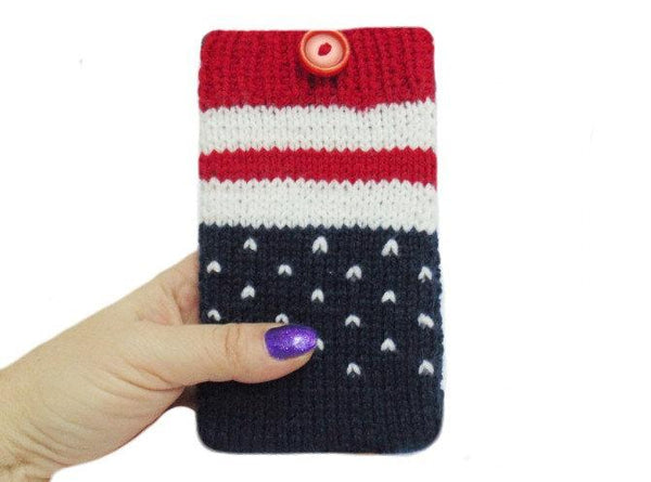 Knitted phone case,Phone Case, Smartphone Case,iPhone Casee - dachshundknit